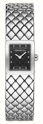 Herbelin Women's Ruban (18.6mm) Black Dial / Stainless Steel Bracelet 17596B14