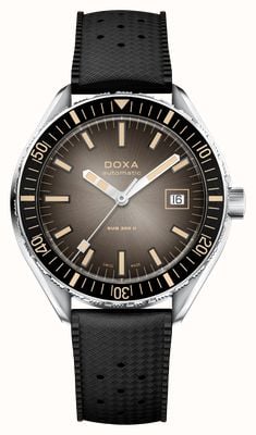 DOXA SUB 200 II Sharkhunter Vintage (44mm) Grey Gradient Dial / Black Vintage-Inspired Rubber Strap 795.10.101B.20