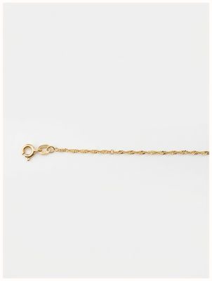 9ct Solid Yellow Gold Signaport 1.40mm Chain SSIN-140-9Y-18