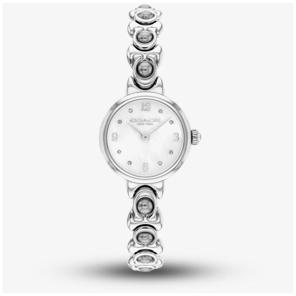 Coach 14504698 Ladies Iris Mother of Pearl Dial Pearl Watch