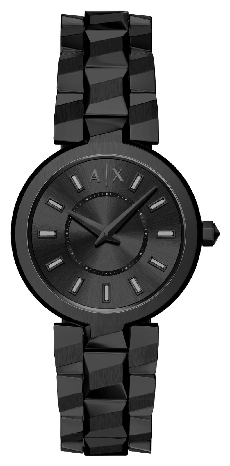 Armani Exchange AX4411 Two-Hand Quartz (34mm) Black Sunray Watch
