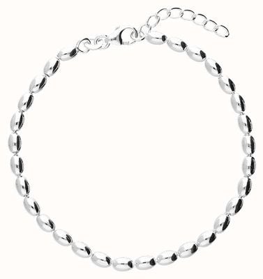 Sterling Silver Seed Bracelet 20cm H5997/20