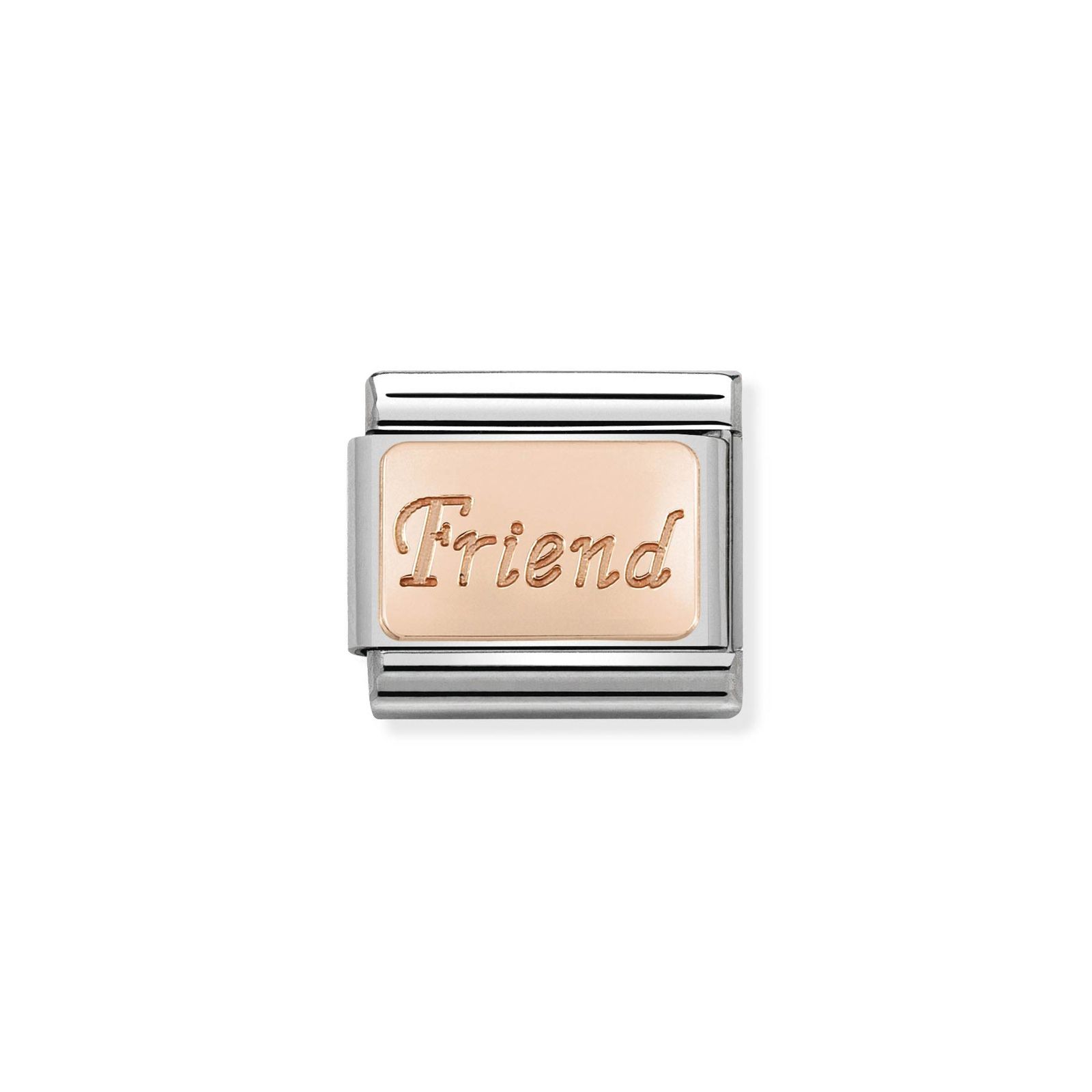 Nomination 430108/14 Classic Friend 9ct Rose Gold & Steel Jewellery