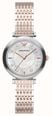 Emporio Armani Three-Hand Crystal Quartz (32mm) Mother-of-Pearl Dial / Two-Tone Stainless Steel Bracelet AR11808