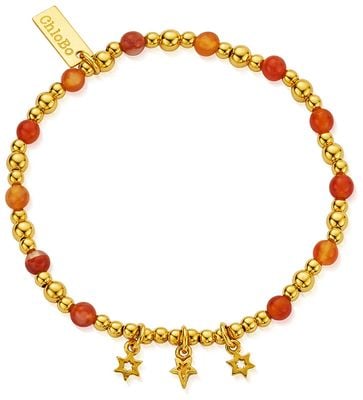 ChloBo Divine Courage Bracelet - 18ct Gold Plated GBFA20864037