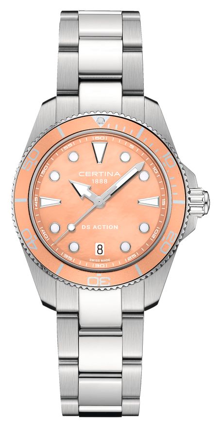 Certina C0482101138100 DS Action Quartz (34.5mm) Peach Watch