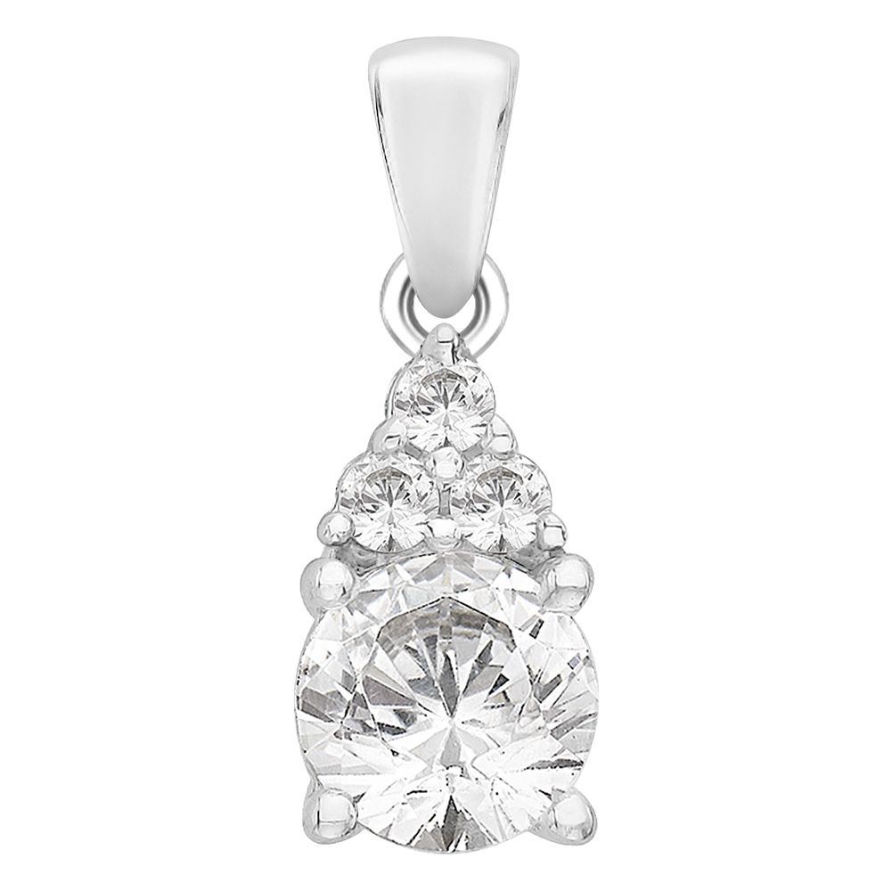 Perfection Crystals P5411-SK Single Stone Four Claw Pendant Jewellery