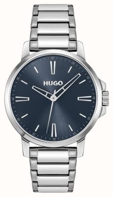 HUGO #SMOOTH (41mm) Blue Dial / Stainless Steel Bracelet 1530419