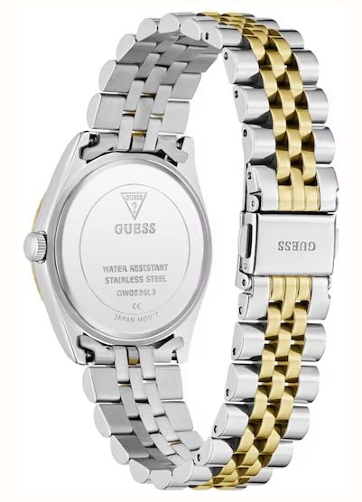 Guess Ladies Jada Two-Tone Multi-Function Date Watch With Green Dial GW0936L3 - alternate view 3