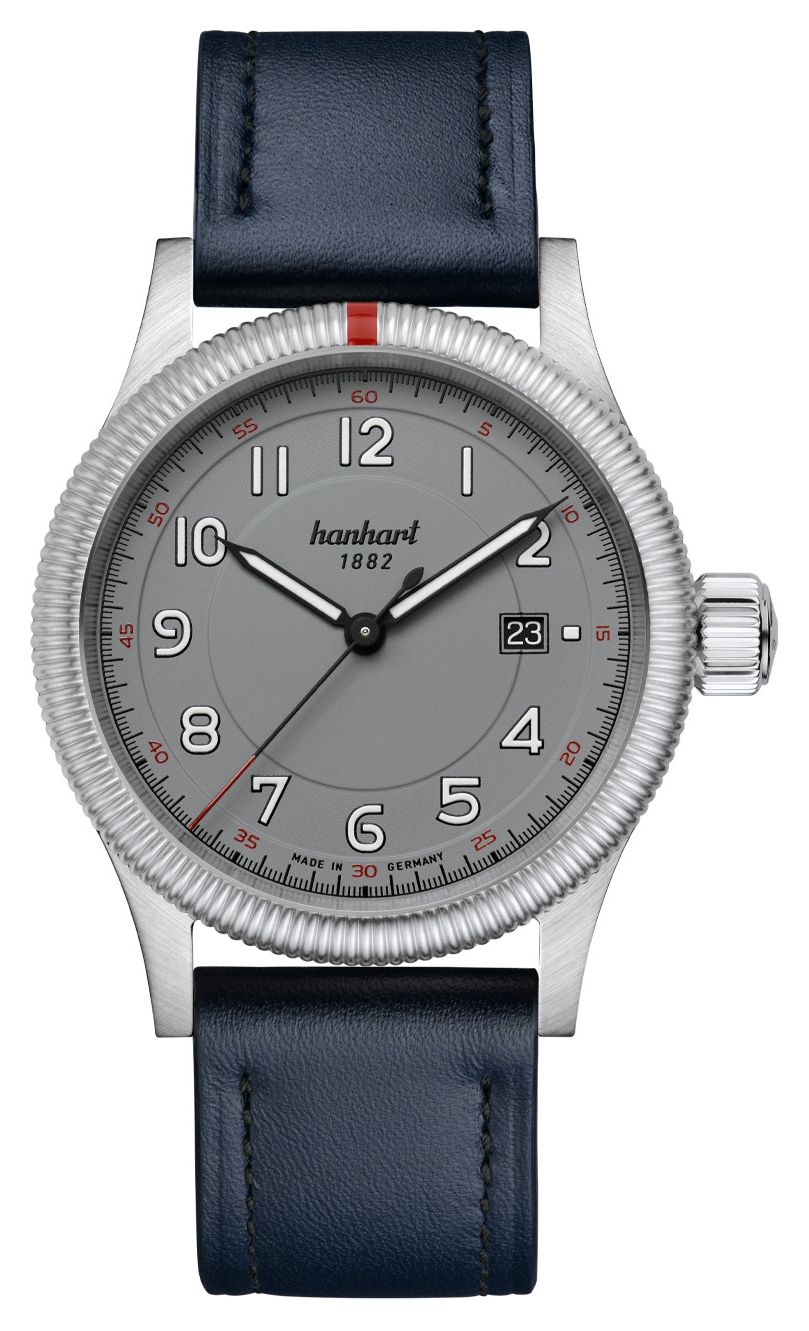Hanhart 762.240-7310 PIONEER One Automatic (42mm) Grey Dial Watch