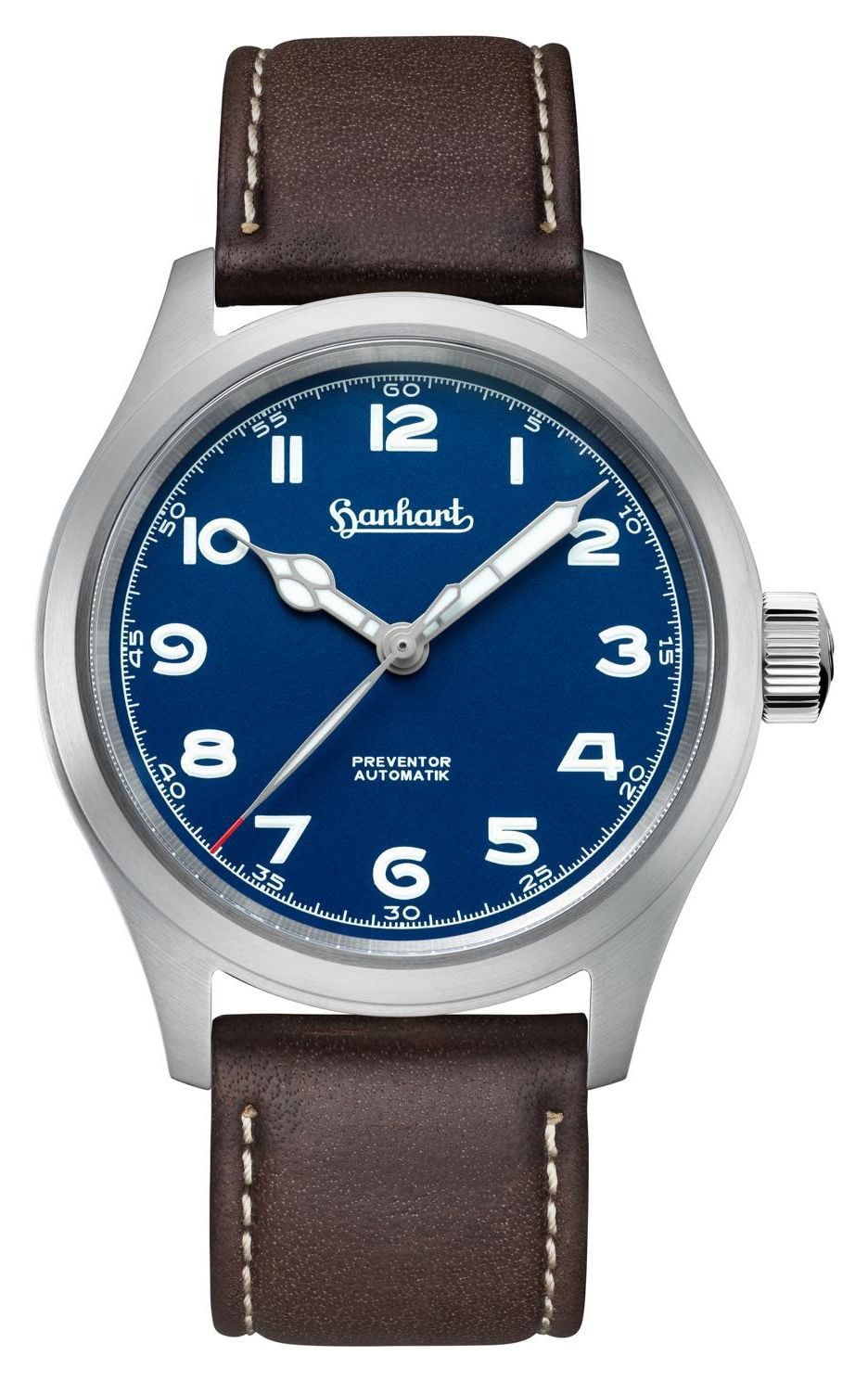 Hanhart 792.870-7110 PIONEER Preventor HD12â¢ (39mm) Blue Watch