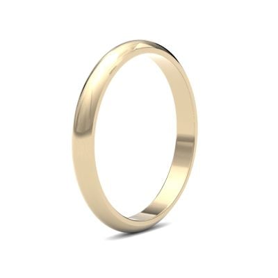 James Moore Wedding Ring  | 2.5mm | Medium | Size D-Shape | AG_2.5LMD-9Y AG_2.5LMD-9Y