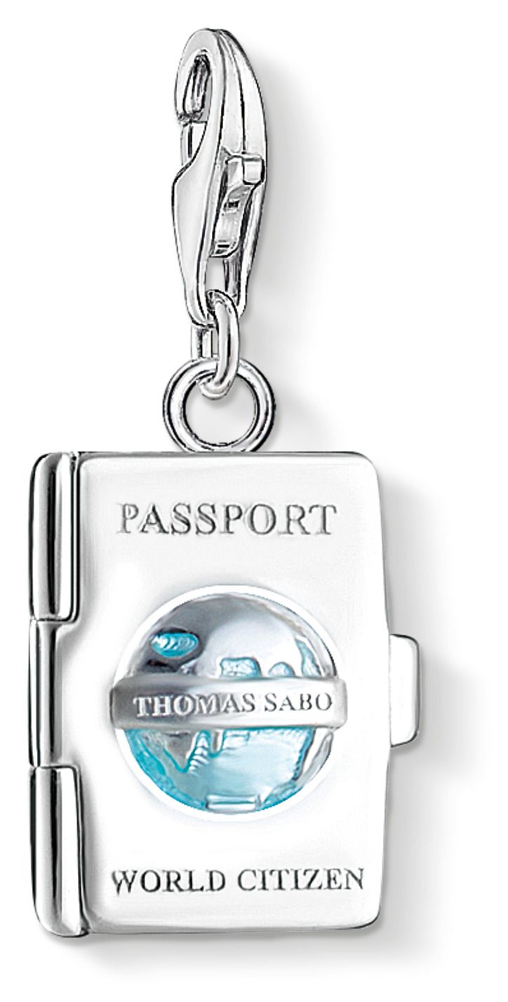 Thomas Sabo 1233-007-17 Charm Passport Pendant Sterling Jewellery
