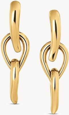 Calvin Klein Sculptured Drops Gold-Tone Earrings 35000917
