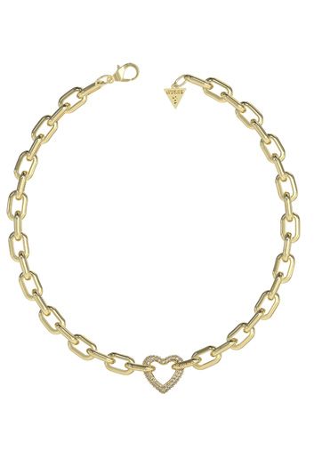Guess UBN05015YG Beloved Ladies Gold Tone Heart Chain Jewellery