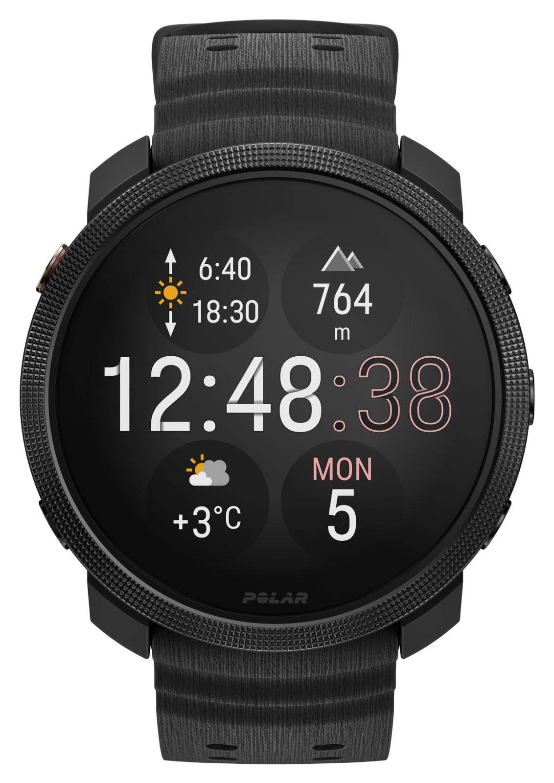 Polar 900112398 Vantage M3 Multisport GPS Smartwatch Night Watch