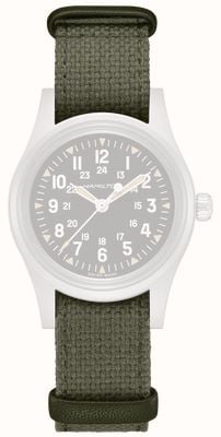 Hamilton Khaki Field Green Nato Strap - 18mm (STRAP ONLY) Watch H6000002601