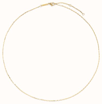 D.LOUISE Fine Barley Chain Gold Plated 55cm NAN-07-55
