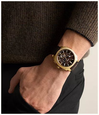 Fossil Machine 44 mm Chronograph Brown Leather FS6188 - alternate view 7
