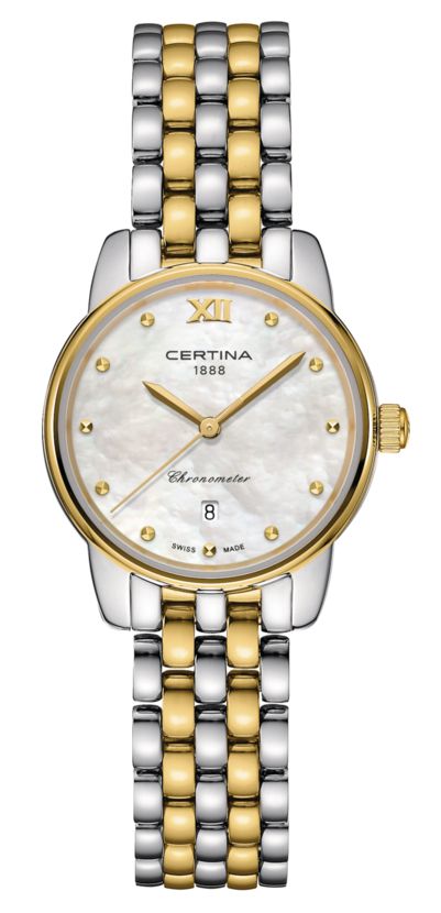 Certina C0330512211801 DS-8 Mother-of-Pearl Dial / Two Tone Watch