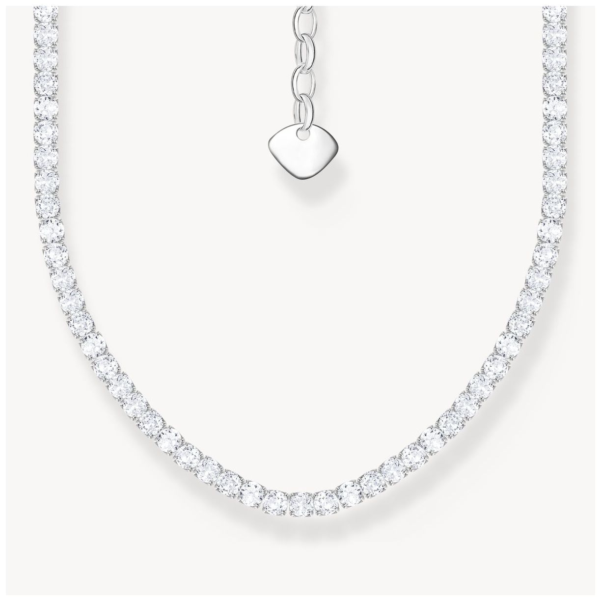 Thomas Sabo KE2303-051-14-L42V Silver Necklace With White Jewellery
