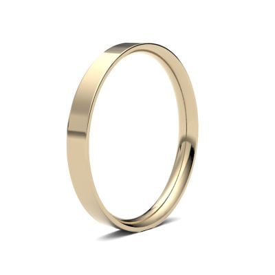 James Moore Wedding Ring  | 2.5mm | Light | Size Flat Court | AG_2.5LLE-9Y AG_2.5LLE-9Y