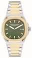 Aston Martin GPQ Icon Quartz (42mm) Bertelli Green Dial / Two-Tone Stainless Steel Bracelet MTIG3F603
