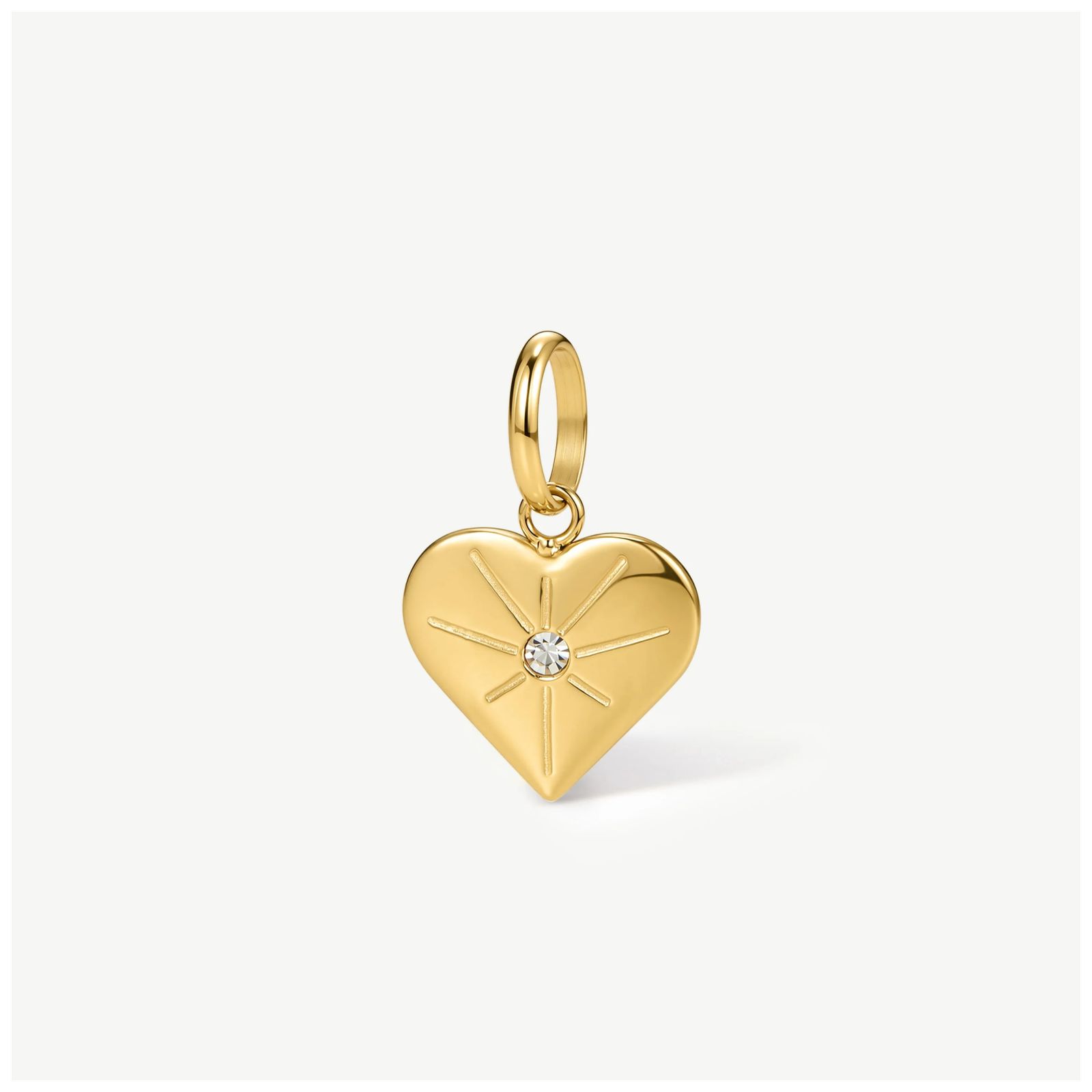 D.LOUISE CH-60 Gold Tone Mini Celeste Heart Charm Jewellery