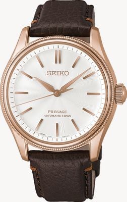 Seiko Presage Classic Series x Tomioka Silk Promotion Organisation Limited Edition in White Shiro-neri HCC008J1