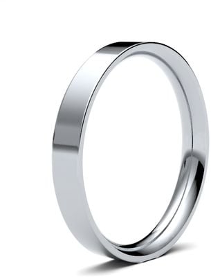 James Moore Wedding Rings | Palladium | 3mm | Medium | Flat Court | AG_3GME-PD