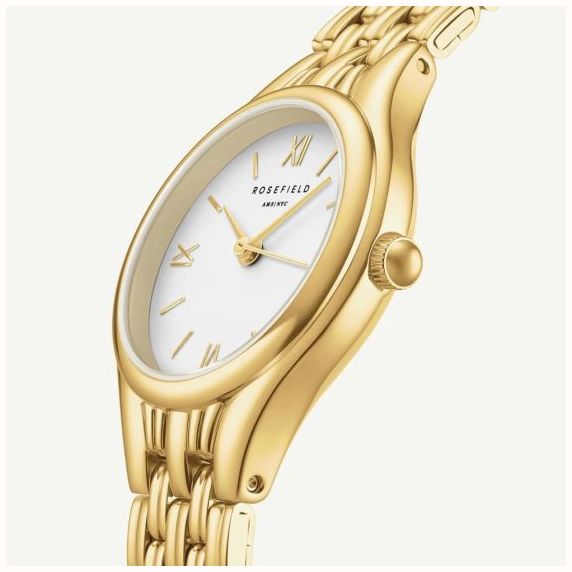 Rosefield Ladies Muse White Dial Golden Bracelet MUWGSG-MU01 - alternate view 3