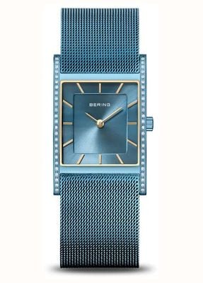 Bering Women's Classic (26mm) Blue Sunray Dial / Blue Stainless Steel Milanese Mesh Bracelet 10426-398-S