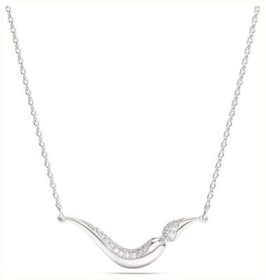 Swarovski Classica necklace Round cut, White, Sterling silver 5740342