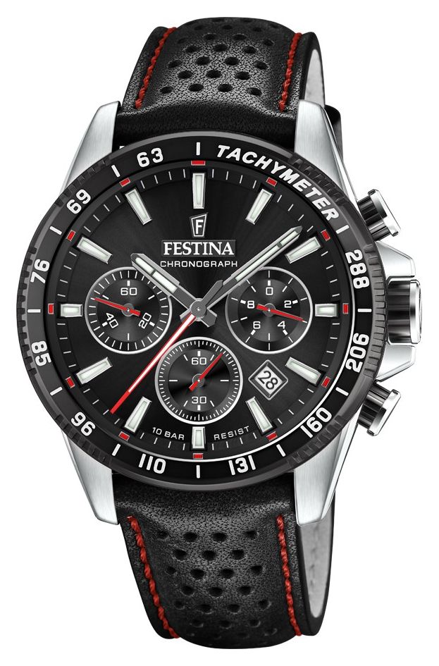 Festina F20561/4 Men's Chronograph | Black Dial | Black Watch