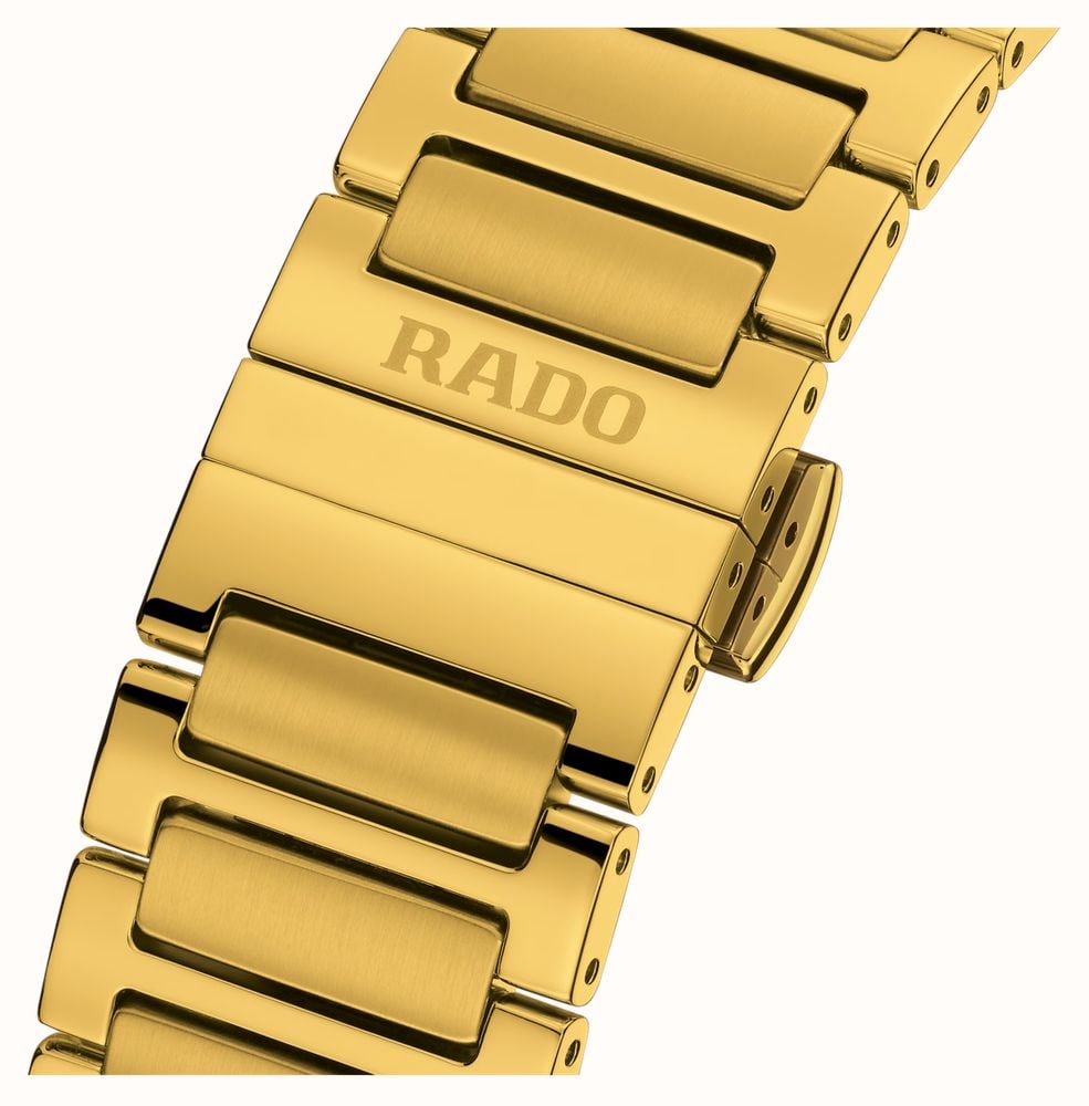 RADO DiaStar Original Automatic Diamond (38mm) Green Mosaic Dial / Gold PVD Stainless Steel Bracelet R12161313 - alternate view 4
