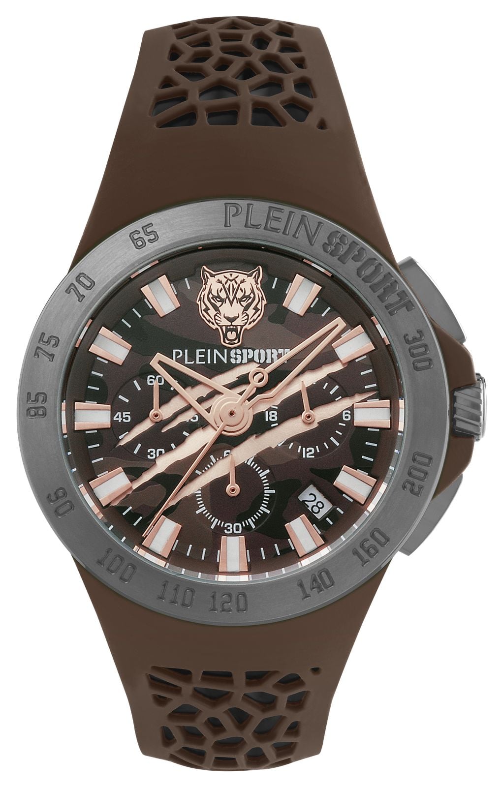 Plein Sport PSABA0423 THUNDERSTORM Chronograph (43mm) Brown Watch