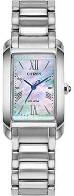 Citizen Eco-Drive L Bianca (32mm) Mother-of-Pearl Dial / Stainless Steel Bracelet EW5620-55N