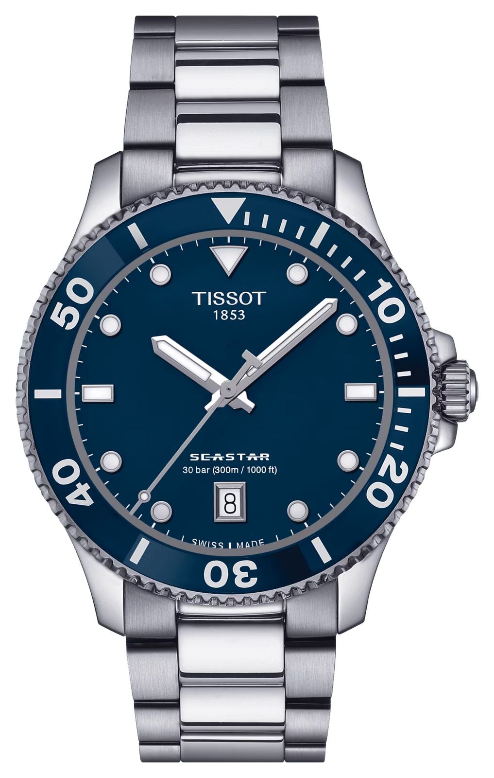 Tissot T1204101104100 Seastar 1000 | 40mm | Blue Dial | Watch