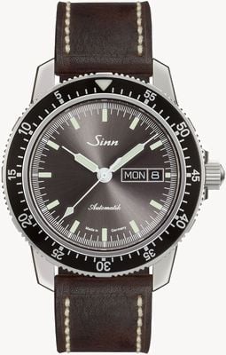 Sinn 104 St Sa I A | Dark Brown Vintage Leather 104.014 DARK BROWN VINTAGE LEATHER