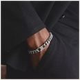 Thomas Sabo Mens Stainless Steel Curb Bracelet A2252-S01-53-L19,5 - alternate view 3