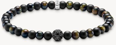 Thomas Sabo Talisman Bracelet Positive Energy With Obsidian And Tiger Ey A2184-806-7-L21