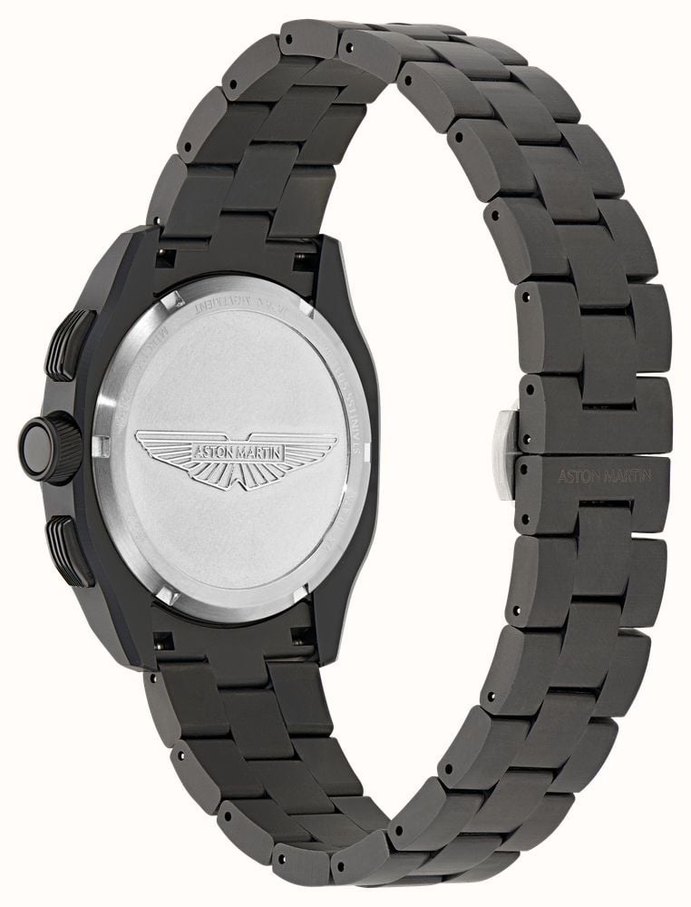 Aston Martin Thrill CRT Quartz Chronograph (42mm) Black Dial / Black Ceramic Bracelet MTRC2F603 - alternate view 3
