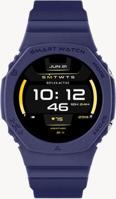 Reflex Active Series 26 Sports Multi-Function Smartwatch (42mm) Digital Dial / Blue Silicone RA26-2181