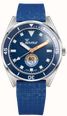 Squale x Galeazzi Artiglio Limited Edition (39.5mm) Pantone 295U Blue Dial / Microfiber Fabric Strap Watch VONDSSGZZBL.MI VONDSSGZBL.MI - alternate view 2
