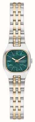 Skagen Mellem Micro Quartz (22mm) Teal Mother-of-Pearl Dial / Two-Tone Stainless Steel Bracelet SKW3187 Skagen Mellem Micro Quartz (22mm) Teal Mother-of-Pearl Dial / Two-Tone Stainless Steel Bracelet SKW3187