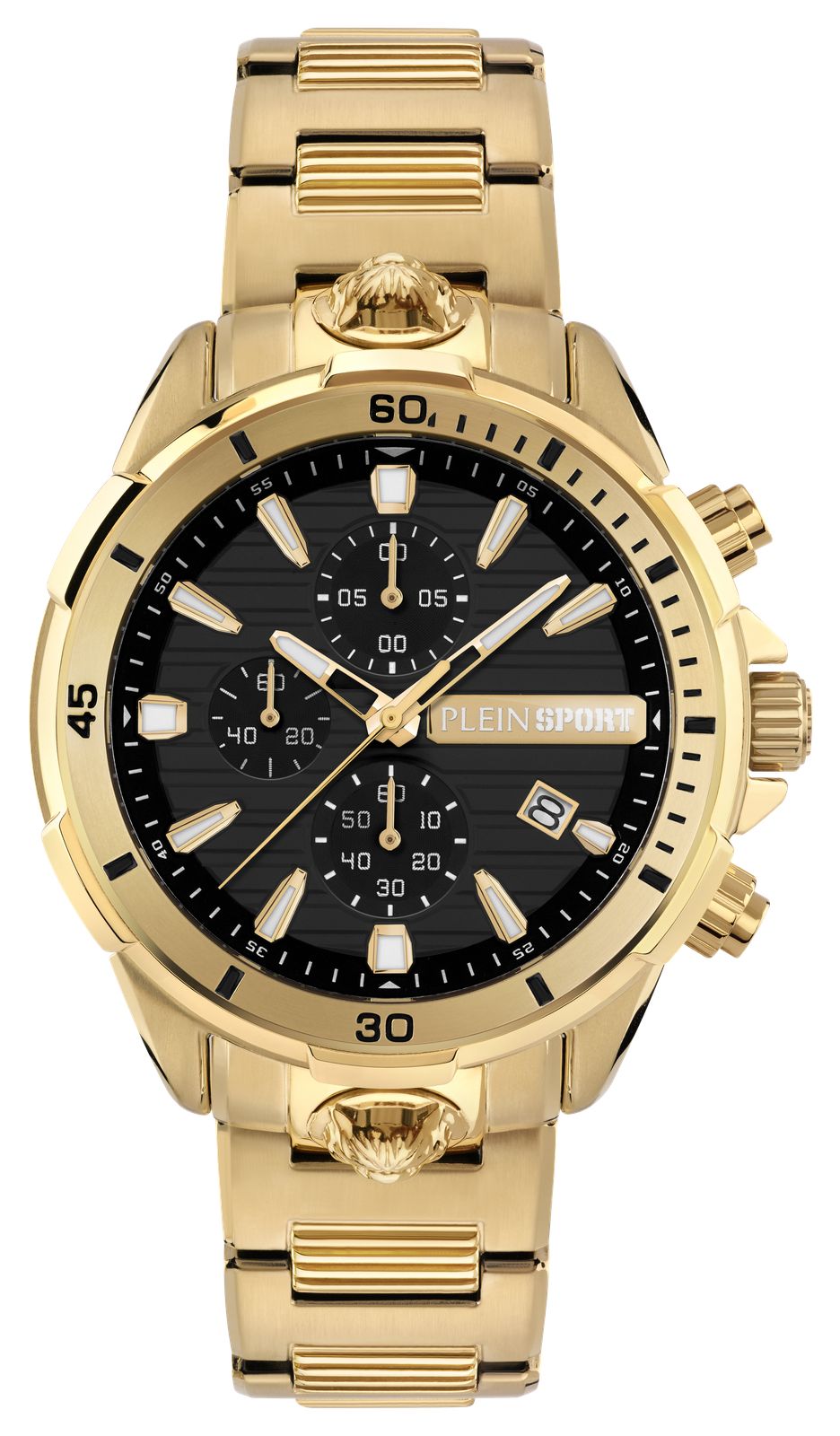 Plein Sport PSBEA0724 IMPACT Chronograph (46mm) Black Dial Watch
