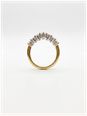 0.78ct Round Brilliant Natural Diamond 9ct Yellow Gold Half Eternity Ring BJR0436 - alternate view 3