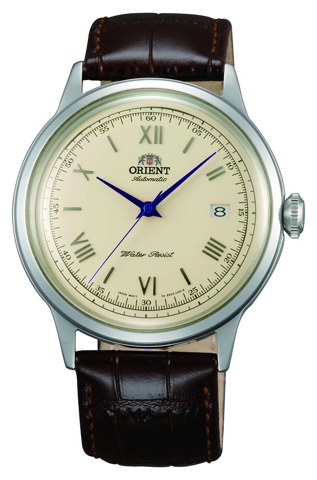 Photos - Wrist Watch Orient TAC00009N0 Bambino Mechanical  Cream Dial / Watch Brown,Cream TAC00009N0 (40.5mm)