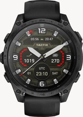 Garmin Tactix 8 47mm AMOLED Sapphire Tactical Smartwatch - Black Silicone 010-03405-01