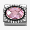 Nomination Classic Pink Vintage Bead Cubic Zirconia Charm 330607/003